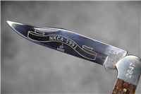 1991 Case DB61100 SS Dark Brown Limited Edition NKCA Club Saddlehorn