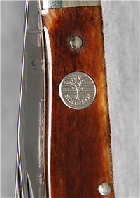 1988 BOKER TREE BRAND 2525 Smooth Bone Trapper