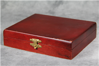 Pheasant Folding Lockback Knife in Wood Keepsake Box