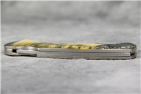 Pheasant Folding Lockback Knife in Wood Keepsake Box