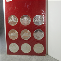 9 Coin Uncirculated Vatican Souvenir Set - Popes of the 20th Century (1993)