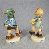 Limited Edition MUSIK, PLEASE & ALPINE DANCER Figurines + MARKTPLATZ Hummelscape (Hummel 2108/A & 2108/B, TMK)