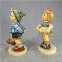 Limited Edition MUSIK, PLEASE & ALPINE DANCER Figurines + MARKTPLATZ Hummelscape (Hummel 2108/A & 2108/B, TMK)