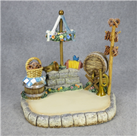 Limited Edition MUSIK, PLEASE & ALPINE DANCER Figurines + MARKTPLATZ Hummelscape (Hummel 2108/A & 2108/B, TMK)