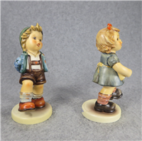 Limited Edition MUSIK, PLEASE & ALPINE DANCER Figurines + MARKTPLATZ Hummelscape (Hummel 2108/A & 2108/B, TMK)