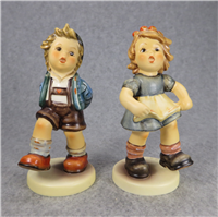 Limited Edition MUSIK, PLEASE & ALPINE DANCER Figurines + MARKTPLATZ Hummelscape (Hummel 2108/A & 2108/B, TMK)