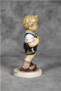 SUMMER DAYS Hummelscape (Goebel 1112-D, 2004) & SUNFLOWER BOY Figurine (Hummel 2219, TMK)