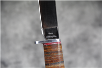 VOSS by FROST CUTLERY VC-009 Stacked Leather Bowie Knife