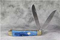 FROST CUTLERY SW-108MNB Blue Smooth Bone Steel Warrior Trapper