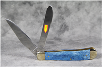 FROST CUTLERY SW-108MNB Blue Smooth Bone Steel Warrior Trapper