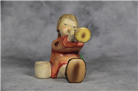 ANGEL, JOYOUS NEWS WITH TRUMPET Candleholder (Hummel 40, TMK)
