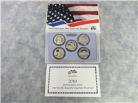 2010-s America The Beautiful Quarters Proof Set (5 Coins)