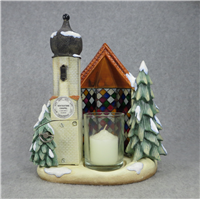 Hummel WINTERTIME CHAPEL 8 Inch Musical Hummelscape (Goebel 1067-D, 2001)