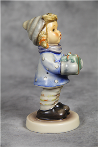Exclusive CHRISTMAS TIME Figurine (Hummel 2106, TMK) w/ Muscial Hummelscape