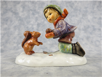 PLAYFUL PALS Figurine (Hummel 2053, TMK) & AUTUMN FROLIC Hummelscape