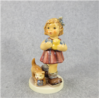 Limited Edition LITTLE KNITTER Figurine + QUILTING BEE Hummelscape 1147-D (Hummel 2107/B, TMK)
