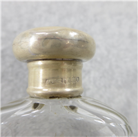 4-1/2" Glass Decanter with Sterling Lid & Cover (Ashley, London, 1930's) 