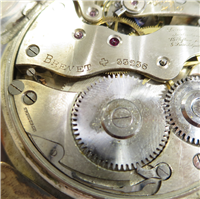 Swiss DOXA 15 Jewels 8 Days 4-1/2 x 3-1/2" Travel Watch with Sterling Table Stand  (Herbst & Wassell, Early 1900's) 