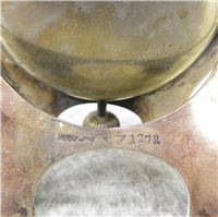 Swiss DOXA 15 Jewels 8 Days 4-1/2 x 3-1/2" Travel Watch with Sterling Table Stand  (Herbst & Wassell, Early 1900's) 