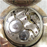 Swiss DOXA 15 Jewels 8 Days 4-1/2 x 3-1/2" Travel Watch with Sterling Table Stand  (Herbst & Wassell, Early 1900's) 