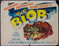 THE BLOB  Original American Half Sheet   (Paramount, 1958) 