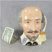 The Shakespearean Collection  WILLIAM SHAKESPEARE 7-1/2 inch Character Jug (Royal Doulton, 1982)