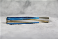 KA-BAR KL090 Blue Jigged Bone 2-Blade