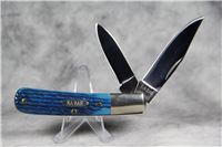 KA-BAR KL090 Blue Jigged Bone 2-Blade