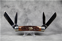 KA-BAR Limited Edition Bone Congress  w/ 14kt Gold Dog's Head Shield