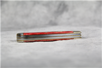 1989 KA-BAR OHO89 Smooth Red Bone Razor Jack Knife