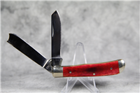 1989 KA-BAR OHO89 Smooth Red Bone Razor Jack Knife