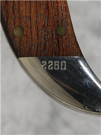 1988 KA-BAR CK88 Club Exclusive Bubinga Wood Grizzly Folding Hunters Knife