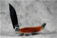 1987 KA-BAR CK87 Club Exclusive Smooth Bone Grizzly Folding Hunters Knife
