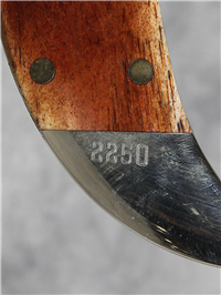 1987 KA-BAR CK87 Club Exclusive Smooth Bone Grizzly Folding Hunters Knife