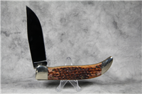 1989 KA-BAR CK89 Club Exclusive Jigged Bone Grizzly Folding Hunters Knife