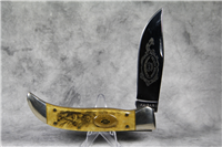 1990 KA-BAR CK90 Club Exclusive Grizzly Folding Hunters Knife