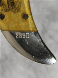 1990 KA-BAR CK90 Club Exclusive Grizzly Folding Hunters Knife