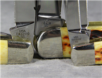 Rare 2008 CASE XX USA CA7166 Tony Bose Commemorative 3 Knife Set (1 of 500)