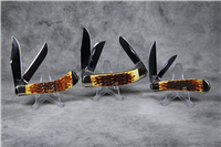 Rare 2008 CASE XX USA CA7166 Tony Bose Commemorative 3 Knife Set (1 of 500)