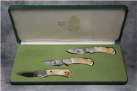 PARKER CUT CO. Indians Series III Set of 3 Pocket Knives