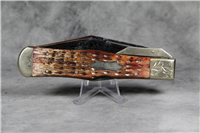 STAR 3340-C Jigged Bone Limited Edition COAL MINERS' Swing Guard Lockback Knife