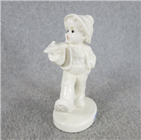 White Glazed GONE-A-WANDERING Figurine (Hummel 908, TMK)