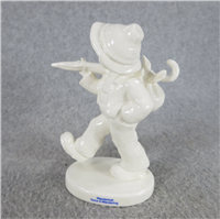 White Glazed GONE-A-WANDERING Figurine (Hummel 908, TMK)