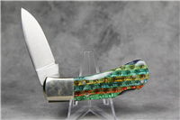 PARKER CUT CO 533 Christmas Tree Beaver Tail Folding Lockback Knife