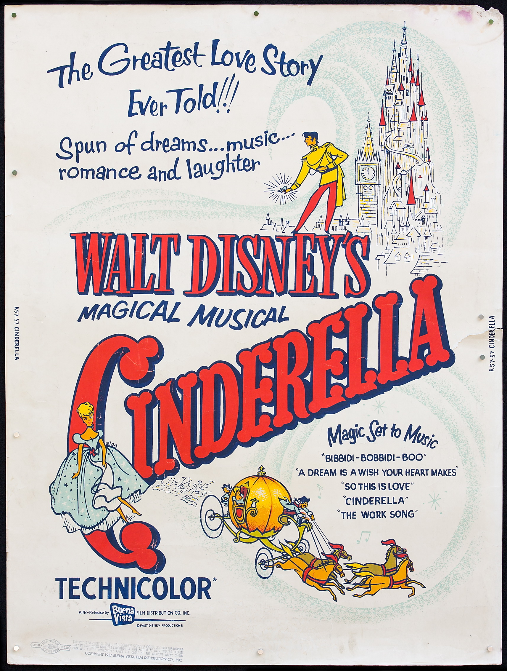How much is CINDERELLA Re-Release American 30x40 (Buena Vista