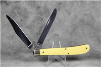 1980 CASE XX USA 32048SP Yellow Slimline Barehead Trapper Knife