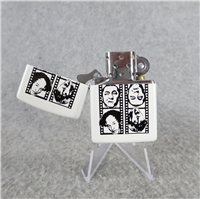 THREE STOOGES Photo Strip White Matte Finish Lighter (Zippo, 1995)