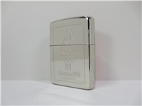 ATLANTA 1996 OLYMPICS Polished Silver Plate Lighter (Zippo, 1996)