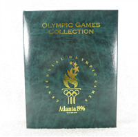 1996 OLYMPIC GAMES COLLECTION Chrome & Brass Lighter Set of 7 (Zippo, 1995)