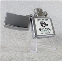 HOG'S BREATH SALOON KEY WEST Polished Chrome Lighter (Zippo, 1997)